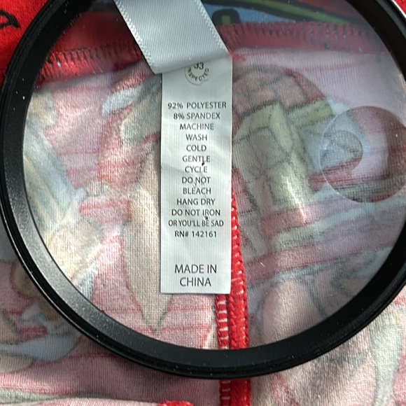 LEGGINGS TC2 Tall Curvy 2 LulaRoe Novelty Print NEW ANIMAL Dog Fox Cat Skiing - Picture 6 of 7